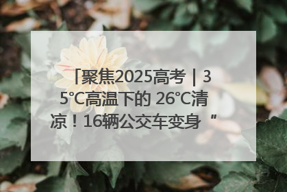 聚焦2025高考｜35℃高温下的 26℃清凉！16辆公交车变身“助考驿站”为高考护航
