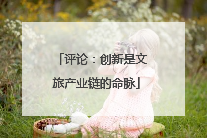评论：创新是文旅产业链的命脉