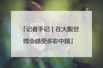 记者手记｜在大阪世博会感受多彩中国