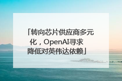 转向芯片供应商多元化，OpenAI寻求降低对英伟达依赖