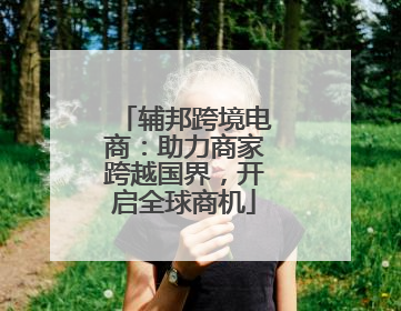 辅邦跨境电商：助力商家跨越国界，开启全球商机
