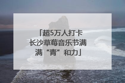 超5万人打卡 长沙草莓音乐节满满“青”和力