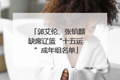 郭艾伦、张镇麟缺席辽篮“十五运”成年组名单