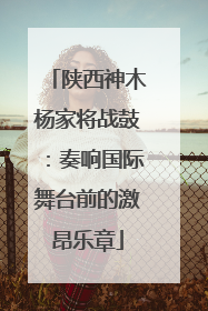陕西神木杨家将战鼓：奏响国际舞台前的激昂乐章