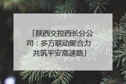 陕西交控西长分公司：多方联动聚合力 共筑平安高速路