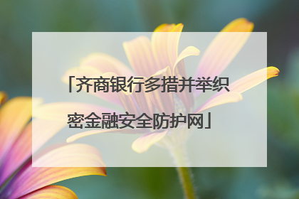 齐商银行多措并举织密金融安全防护网