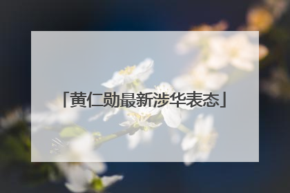 黄仁勋最新涉华表态
