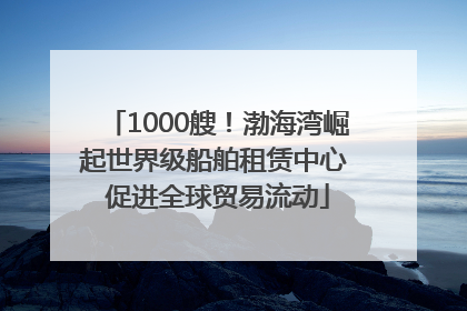 1000艘！渤海湾崛起世界级船舶租赁中心 促进全球贸易流动