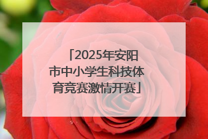 2025年安阳市中小学生科技体育竞赛激情开赛
