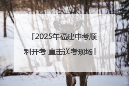 2025年福建中考顺利开考 直击送考现场