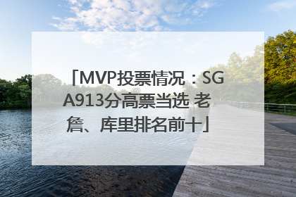 MVP投票情况：SGA913分高票当选 老詹、库里排名前十